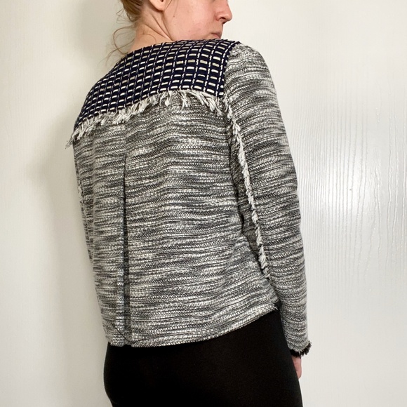 Chico's Tweed Woven Blazer Jacket - Picture 2 of 6